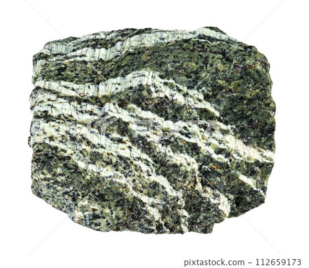 raw chrysotile serpentine mineral cutout raw chrysotile serpentine mineral cutout 112659173