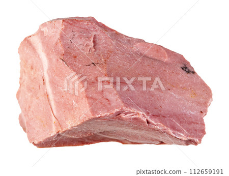 natural raw pink mookaite mineral cutout natural raw pink mookaite mineral cutout 112659191