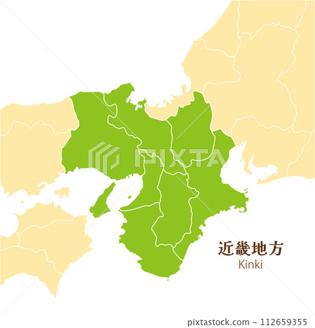 Kinki region, each prefecture in the Kinki region 112659355
