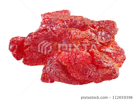 specimen of natural raw realgar mineral cutout specimen of natural raw realgar mineral cutout 112659396