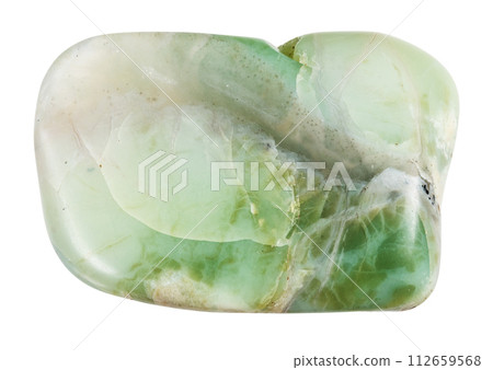 natural polished green opalite mineral cutout natural polished green opalite mineral cutout 112659568