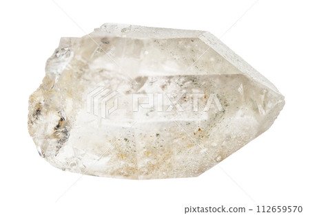 natural raw clear quartz crystal cutout natural raw clear quartz crystal cutout 112659570
