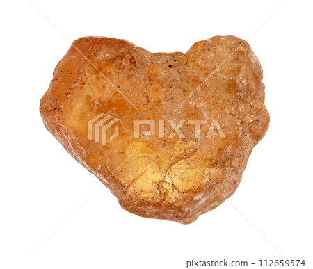 natural raw hessonite grossular mineral cutout 112659574