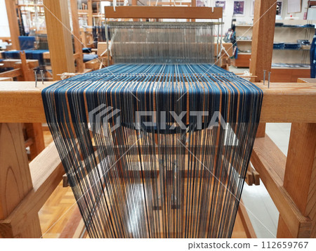 Weaving Hirose Kasuri (Hirose Gasuri) Weaving Hirose Kasuri (Hirose Gasuri) 112659767