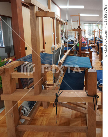 Weaving Hirose Kasuri (Hirose Gasuri) Weaving Hirose Kasuri (Hirose Gasuri) 112659768