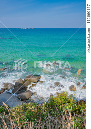 blue sky and sea landscape blue sky and sea landscape 112660157