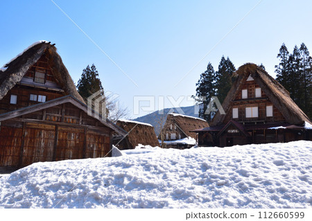 冬天的五簇山相倉村 冬天的五簇山相倉村 112660599