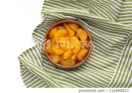 Mandarin orange in sweet syrup Mandarin orange in sweet syrup 112660627