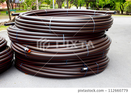 HDPE pipe for water supply or electrical conduit HDPE pipe for water supply or electrical conduit 112660779