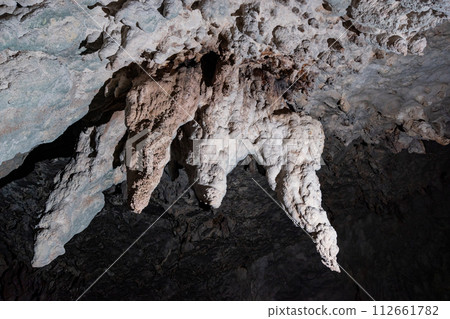 Light stalactites on the Akiyoshido adventure course 112661782