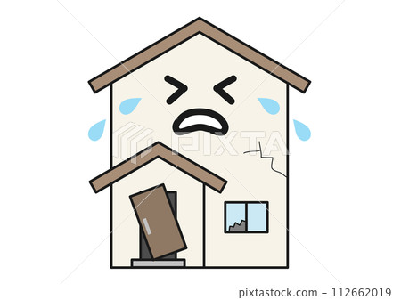 Two-story house crying due to damage 112662019