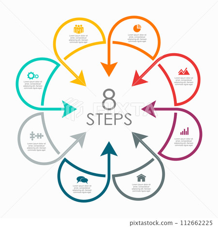Infographic design template with place for your data. Vector illustration. 112662225
