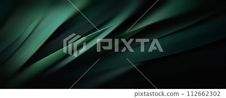 Abstract Eco Design Background with Green Shapes 112662302