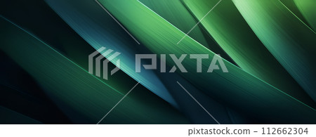 Abstract Eco Design Background with Green Shapes 112662304