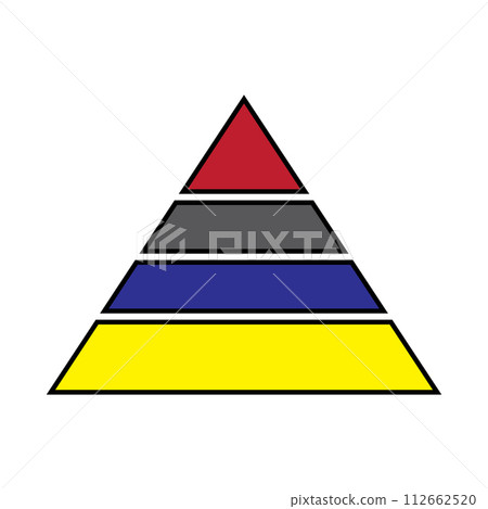 pyramid icon vector pyramid icon vector 112662520