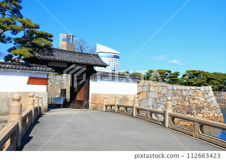 [香川縣] 玉藻公園的東大手門和高松Sunport 112663423