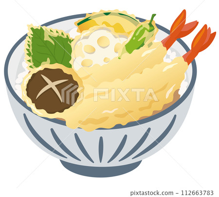 蓋飯_蓋飯_天婦羅蓋飯 蓋飯_蓋飯_天婦羅蓋飯 112663783