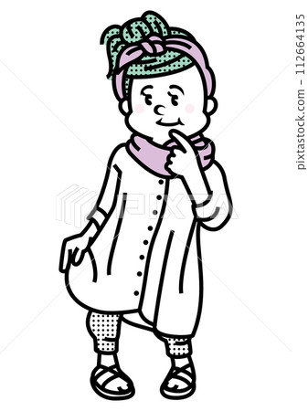 Stylish women_bandana 112664135