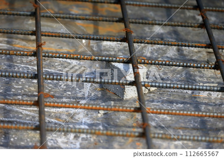 Foundation work: Reinforcement in the soil Foundation work: Reinforcement in the soil 112665567