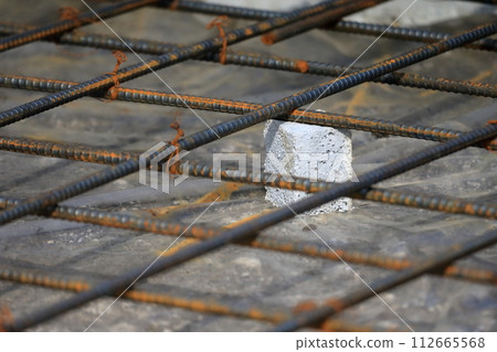Foundation work: Reinforcement in the soil Foundation work: Reinforcement in the soil 112665568