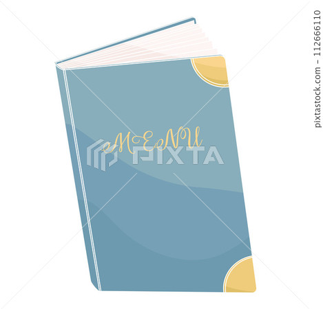 menu book cover color vector illustration menu book cover color vector illustration 112666110