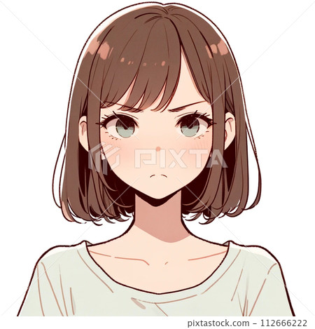 young woman looking upset young woman looking upset 112666222