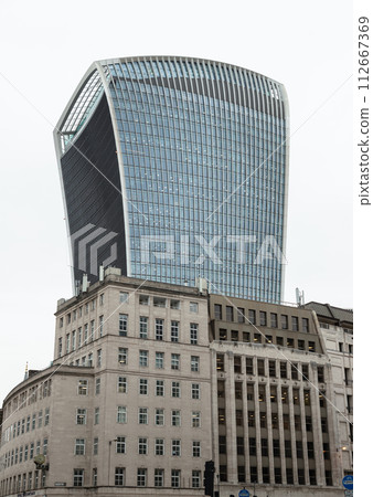 Architectural design of The modern 20 (Walkie-Talkie) and Different building. Architectural design of The modern 20 (Walkie-Talkie) and Different building. 112667369