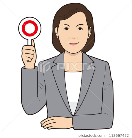 圓圈的女面試官 112667422