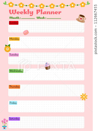 Digital planner  112667455