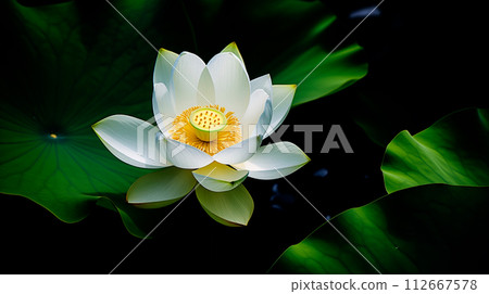 ollection of stylized lotus flowers and petals in shades of pink and red, showcasing various stages of blooming ollection of stylized lotus flowers and petals in shades of pink and red, showcasing various stages of blooming 112667578