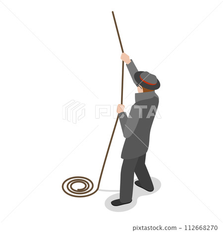 3D Isometric Flat Vector Set of Criminal Set, Thiefs and Burglars. Item 6 3D Isometric Flat Vector Set of Criminal Set, Thiefs and Burglars. Item 6 112668270