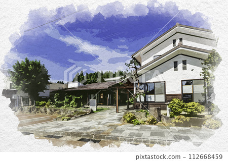 水彩畫風格 飯山真由美 高橋人形博物館 長野縣 飯山市 112668459