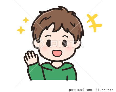 一個年輕人說謝謝的插圖 112668637