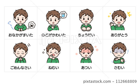 Visual support_Emotion/expression picture cards_Male 4 112668809