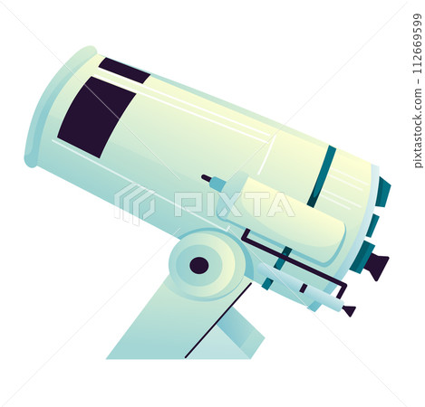 Set of cosmos optical large observation, telescope. 112669599