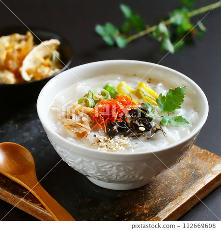 中國粥加調味料 112669608