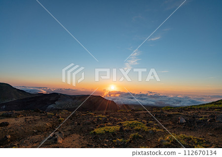 sunset dusk mountain climbing magic hour sunset dusk mountain climbing magic hour 112670134