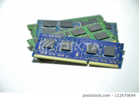 image of ram laptop on a white background There will be a lot of dust in the picture after use. image of ram laptop on a white background There will be a lot of dust in the picture after use. 112670694
