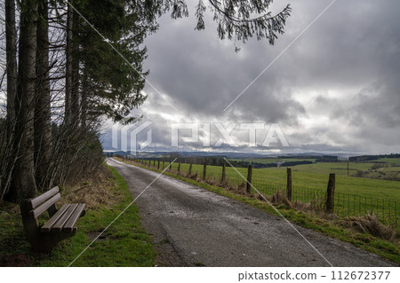 Landscape close to Dahlem, Eifel, North Rhine Westphalia, Germany Landscape close to Dahlem, Eifel, North Rhine Westphalia, Germany 112672377