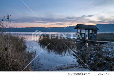 Laacher lake, Eifel, Rhineland-Palatinate, Germany Laacher lake, Eifel, Rhineland-Palatinate, Germany 112672379