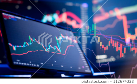 Planning and strategy financial portfolio and assets manager analyzing . Financial and banking Planning and strategy financial portfolio and assets manager analyzing . Financial and banking 112674328