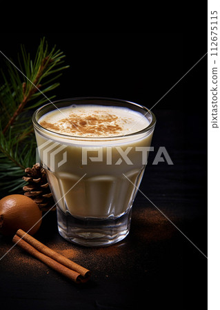Homemade White Holiday Eggnog 112675115