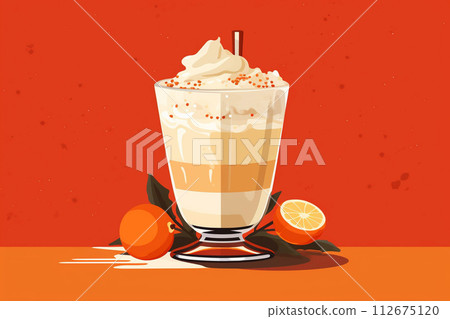 Homemade White Holiday Eggnog 112675120