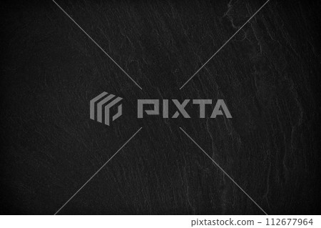Dark grey black slate background or texture. 112677964