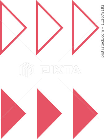 red triple arrow set red triple arrow set 112678192