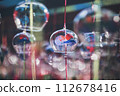 Scenery with wind chimes 112678416