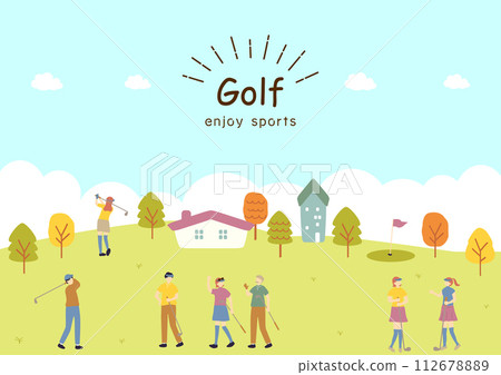 People who enjoy golf 112678889