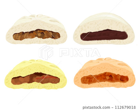 包子（4種）剖面圖 112679018