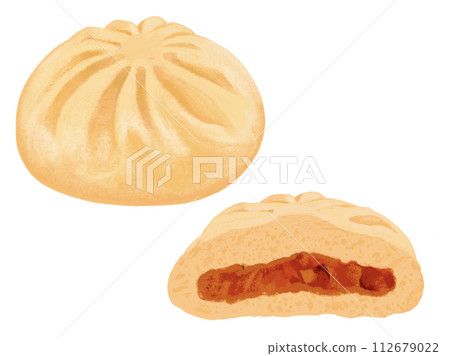 披薩麵包（1片及橫切面） 112679022
