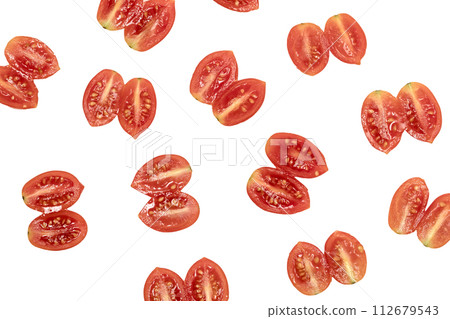cherry tomato isolated 112679543